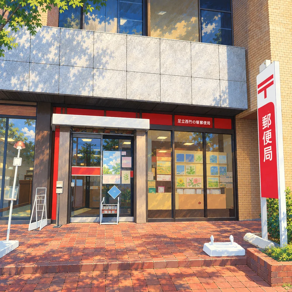 足立西竹の塚郵便局